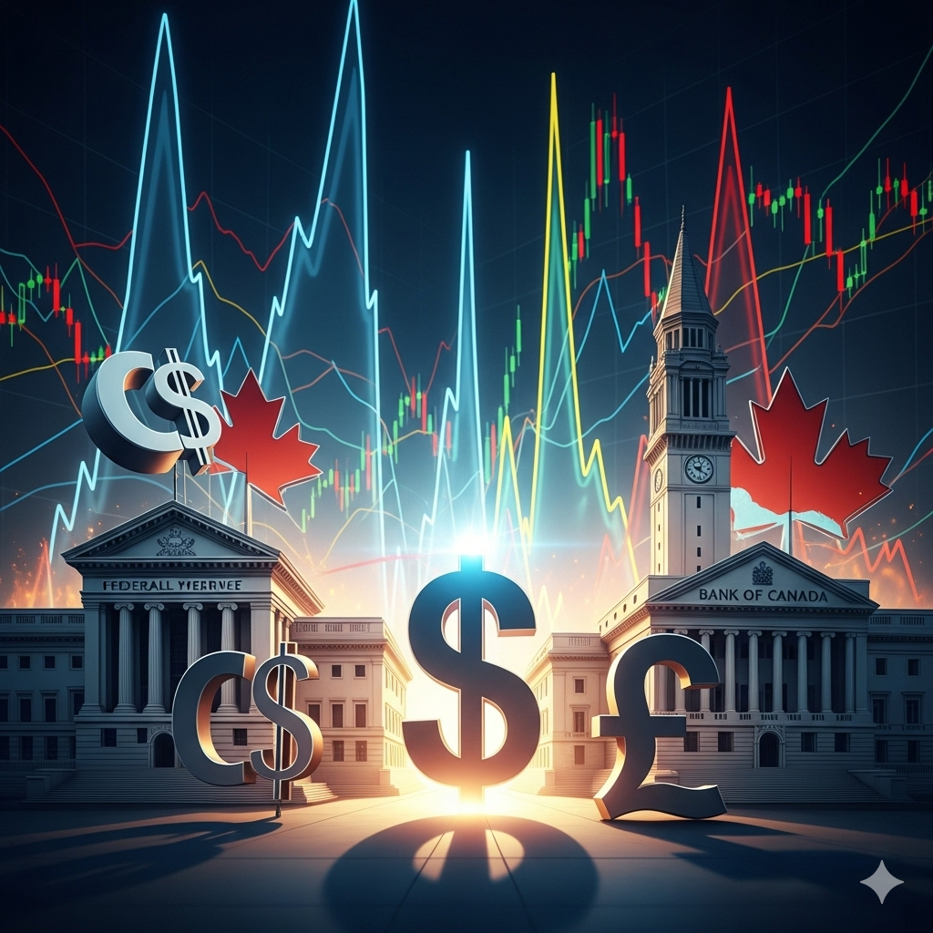 Central Bank Surprises: Fed's Rate Cut Boosts Dollar, BoC Cuts, UK Awaits BoE Decision 